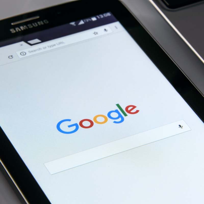 google auf tablet